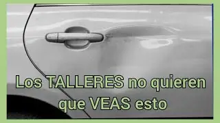 🔨 como sacar GOLPE de tu COCHE con SILICONA caliente 🚗 (quitar bollo SIN PINTAR en tu auto)