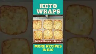 Keto Chicken Wraps #Shorts keto meal prep