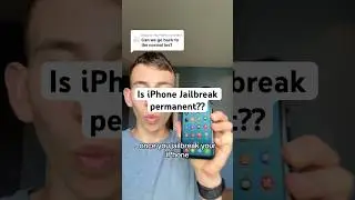 Можно ли удалить джейлбрейк iPhone? #iphone #techfacts #techtok