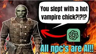 I Added AI to Skyrim, and You&rsquo;ve Never Seen Anything Like This!!