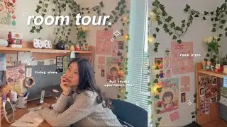 UPDATED ROOM TOUR: living alone in my studio apartment, cozy pinterest-inspired room