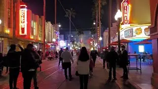 Walking tour of Disneyland Christmas in Anaheim California