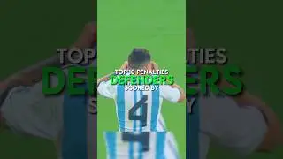 Top 10 penalties scored by defenders