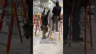 Commercial Steel Framing #commercial #steel #framing #norcalcarpenterstraining #construction #union