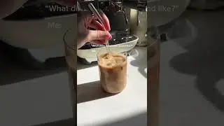The sound of an iced coffee being stirred 😍