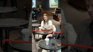 The ROPE LEVITATED In Starbucks!! 😱😳 #magic #shorts