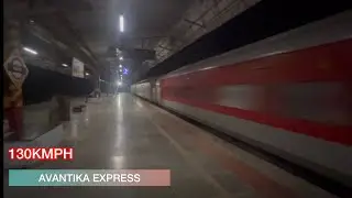 WHINING WAP7 !! Avantika Express Crushing 130Kmph !!
