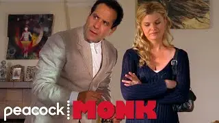 Monk Examines A Crime Scene Carefully | Monk