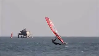 Windfoil riding at La Rochelle