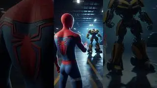 Spiderman Robot Car Gets Stolen by Joker & Thanos! Can Ironman Save It? #shorts #ironman #spiderman