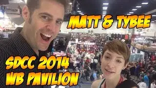 Matt & Tybee at the Warner Brothers Pavilion - San Diego Comic Con 2014