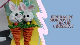 Iepuras crosetat  pe morcovel