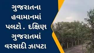 ગુજરાતના હવામાનમાં પલટો .  દક્ષિણ ગુજરાતમાં વરસાદી ઝાપટા #news #gujarat #mavthu #rain #weather