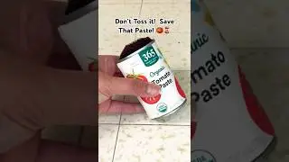 Preserve Tomato Paste: Quick Freezing Hack 🍅❄️ #foodhacks