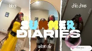 SUMMER DIARIES 001 | bbqs + urban air + chitchats + grwm + etc