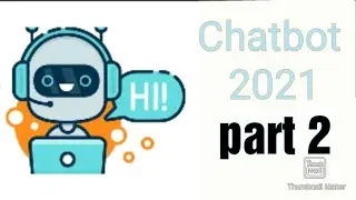 Python Chat Bot Tutorial - Chatbot with Artificial Intelligence (Part 2)