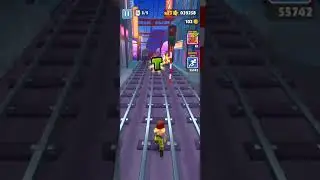 Я пробежал больше 10 000 метров в  #subwaysurfers