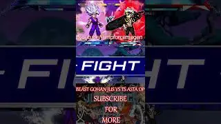 BEAST GOHAN JUS VS TS ASTA OP #androidmugen #cartooncharacter #mugenandroid