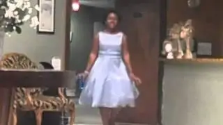 Krystal Harris in Custume in the play Hair Spray