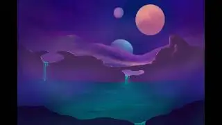 Oasis at Moonset