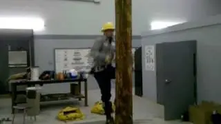 Lineman Speed Climb Rodeo Practice w/ Bucksqueeze