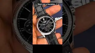 Casio Enticer Black Dial Leather Strap Luxurious Elegant Men's Watch #luxurywatchesformen #casio