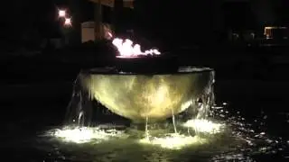 Fire @ Millennium Garden in Plymouth with Survivor Themed Music