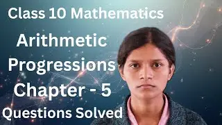Class 10 Math Arithmetic Progression Questions Solved CBSE Exam