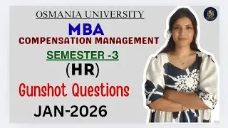 УПРАВЛЕНИЕ ВОЗНАГРАЖДЕНИЯМИ | ВАЖНЫЕ ВОПРОСЫ | MBA | 3 СЕМЕСТР | УНИВЕРСИТЕТ ОСМАНИИ | @shivanipa...