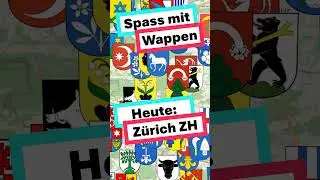 Spass mit Wappen - Z&uuml;rich #z&uuml;richZH #wappen #heraldik #blasonierung #stadtwappen #schr&auml;ggeteilt