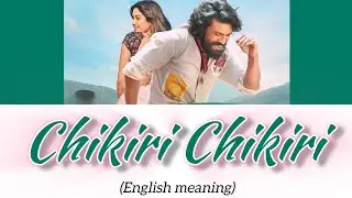 Chikiri Chikiri Lyrics (Telugu) English Translation - Peddi | Mohit Chauhan