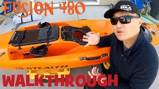 Stealth Kayak Fusion 480 Walkthrough: Fastest Plastic Fishing Kayak?