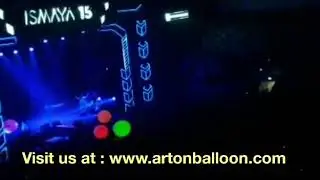 Balon Drop Jaring & Balon Led untuk Kemeriahan Anniversary Ismaya ke 15- Art on Balloon 08158819432