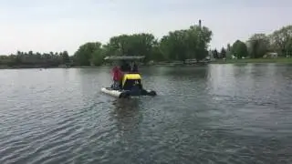 TheChanClan: Paddle-boating on Silver Lake, Rochester, MN