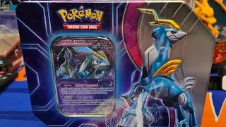 Pok&eacute;mon Walmart black Friday tin plus 2 Phantasmal flames packs!