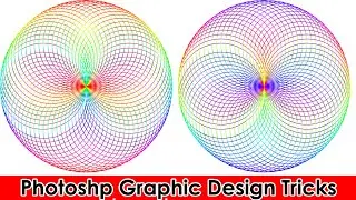 Spiral Graphics Design in Photoshop | Spiral Design | Photoshop Tutorial In Nepali #photoshoptricks