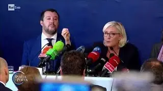Salvini Le Pen - Porta a porta 09/10/2018