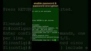 enable password | Cisco TIPS #Cisco #CCNA #NetworkSecurity #CiscoCommands #NetworkingShorts #cisco