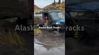 Alaska Bush Tracks on sweet Defender #offroad #mud  #canam #hunting #recovery #alaska #6x6 #canada