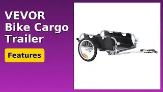 REVIEW (2025): VEVOR Bike Cargo Trailer. Features.