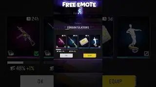 Free Emote in Free Fire Max 🕺🏻 #freeemote #freeemotes #viralshort #shortsviral #shorts #shortfeed