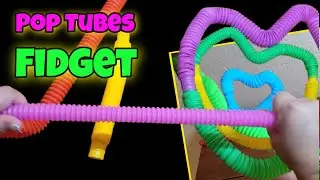 Pop Tubes Fidget Toys - Unboxing Sensory Fidget Toy Pack