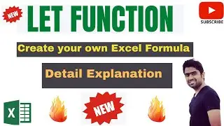 Use of Let Function in Excel|Hindi/Urdu|Create your own Excel Formula