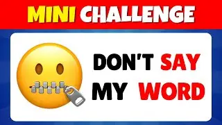 🧠 Avoid Saying the Same Word as Me 🤐 | Mini Challenge 🎯
