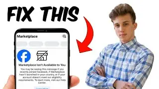 How to Fix Facebook MARKETPLACE Isn't Available to You 2024 (Step by Step)