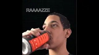 RAZE ENERGY UNBOXING, TASTING IT, AND TRYING ON MERCH!!