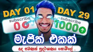 සබ් 1000 හදාගන්න බැහැ, ඔයා මේ දේවල් දන්නෙ නැතුව  😢🌟How to Get 1000 subscribers Fast