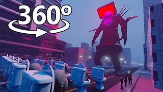 Skibidi Toilet in 360&deg; | VR / 4K