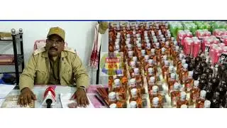 Successful operation on illegal foreign liquor by Gohpur Police.