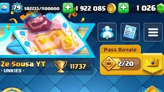 Z&eacute; Sousa YT 🏆 11.700+ TROF&Eacute;US AO VIVO | Clash Royale